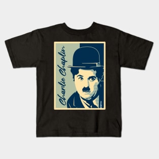 CHARLIE CHAPLIN POP ART Kids T-Shirt